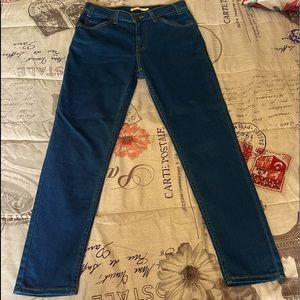 Women’s Levi 721 Vintage High Rise Skinny (orange tag)